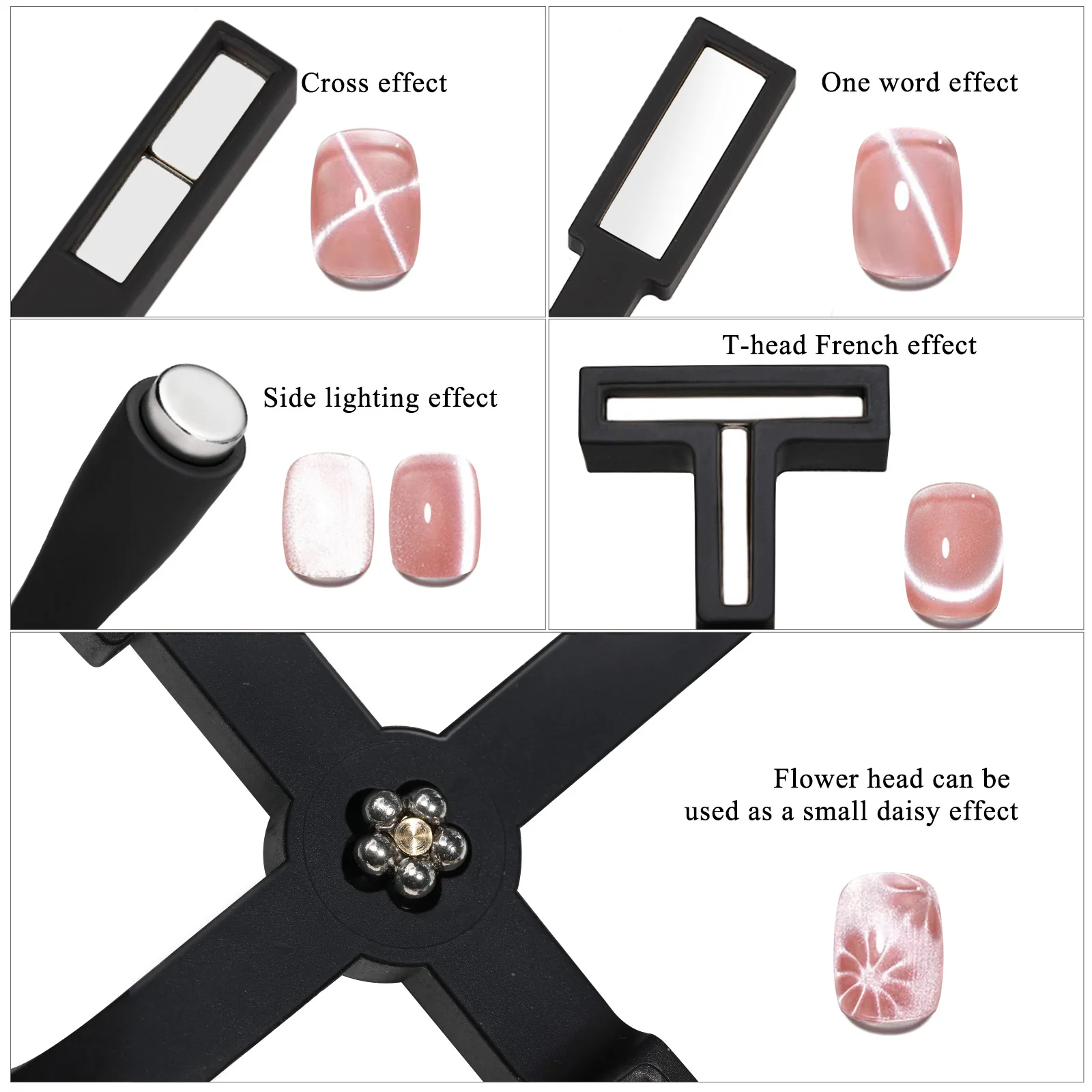 5-in-1 Cat Eye Nail Magnet - DIY Nail Tool - Image 3