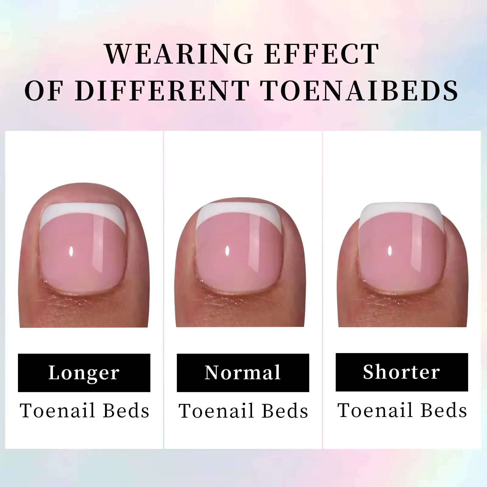 Milky Brown French Toenails(120 pieces) - Image 3