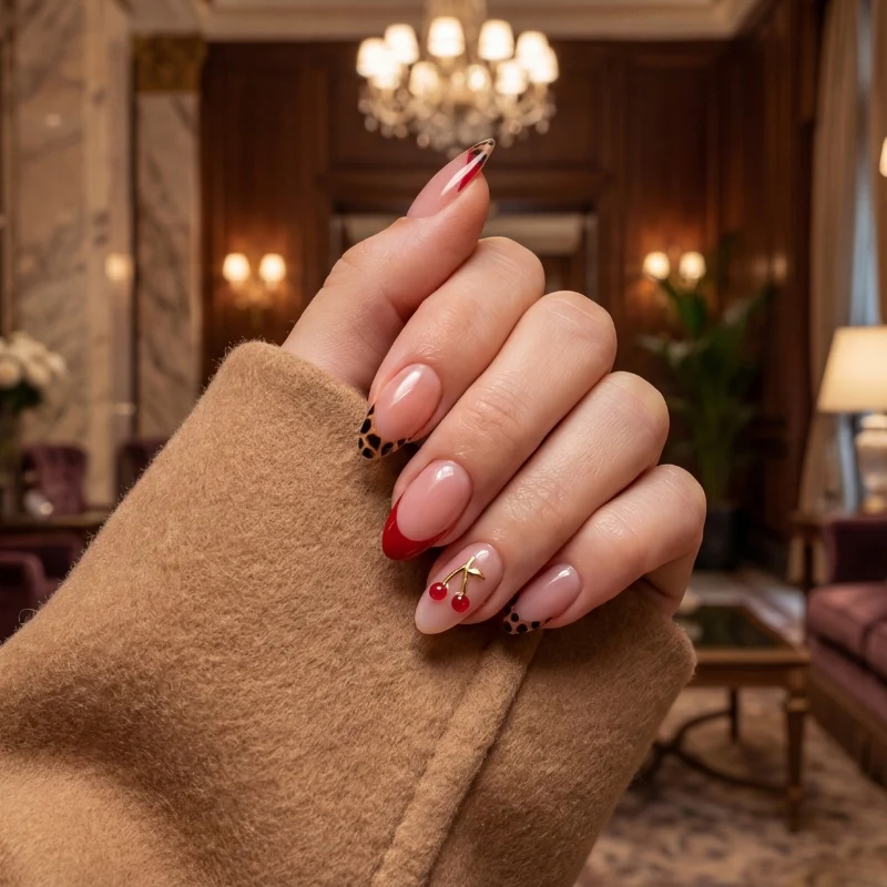 Cherry Amour - 24 Nails Set - Image 3